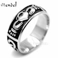 MENDEL Mens Claddagh Ring Celtic Irish Knot Wedding Band Ring Size 6 7 8 -14 15