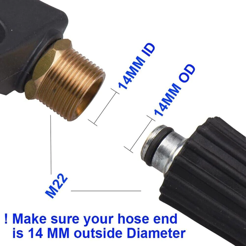 Pressure Washer Gun 4000 PSI Car Wash Foam Spray Wand