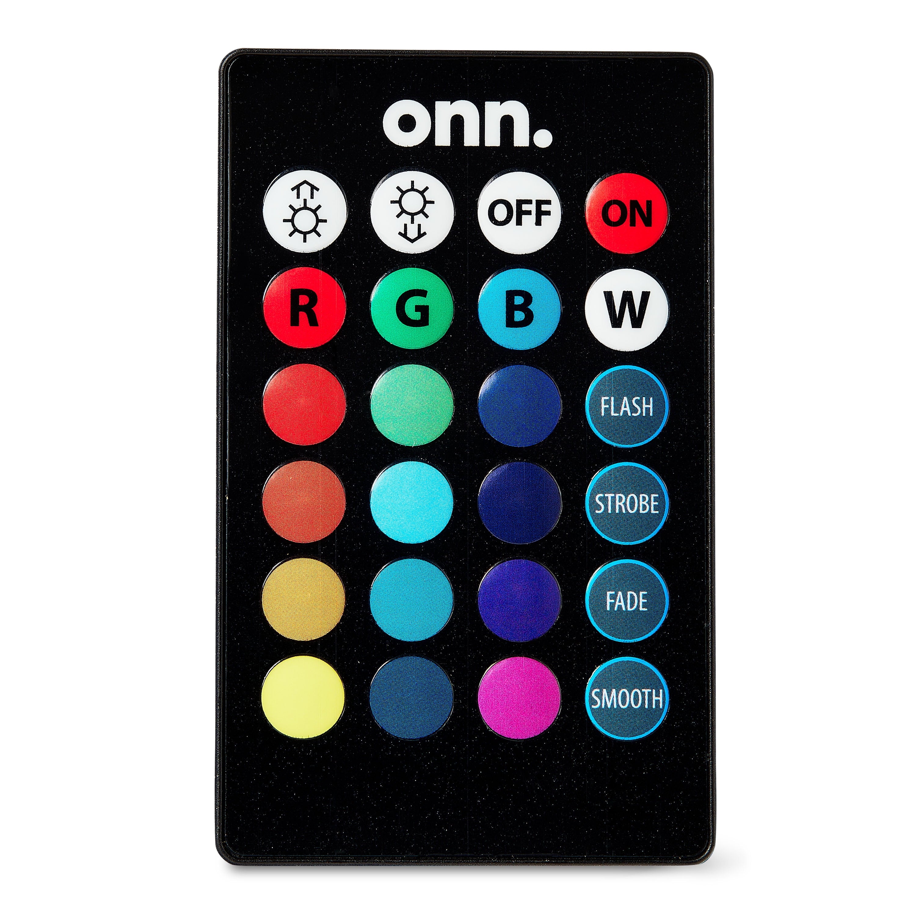 Multicolor LED Light Strip with Remote Control, 10'
