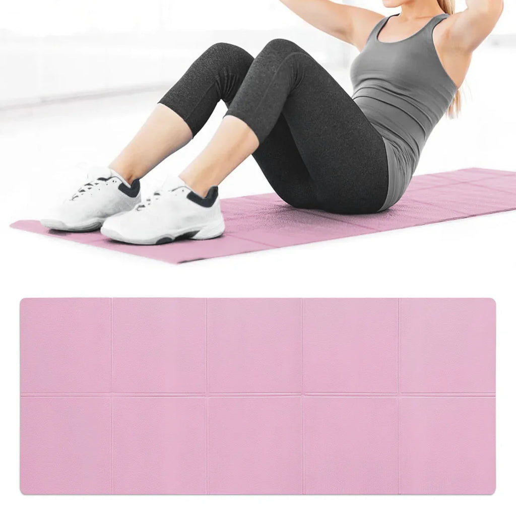 Yoga Mat Thick 1/5" Thick Non Slip Anti-Tear High Density Exercise Mat with Carrying Strap Large Yoga Mat for Floor, Gym, Fitness, Pilates, Stretching, Home Yoga, Workouts