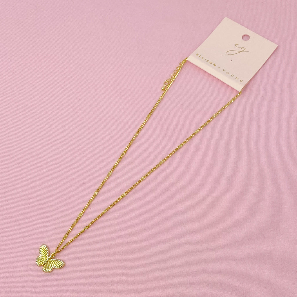 Butterfly in Flight Necklace