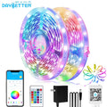 100FT Led Lights,Music Sync Strip Lights with APP and Remote Control,Rgb Color Changing Lights for Bedroom Indoor Decor(2 Rolls of 50Ft)