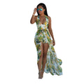 Floral Maxi Dress Sleeveless Bohemian Summer Beach Dress