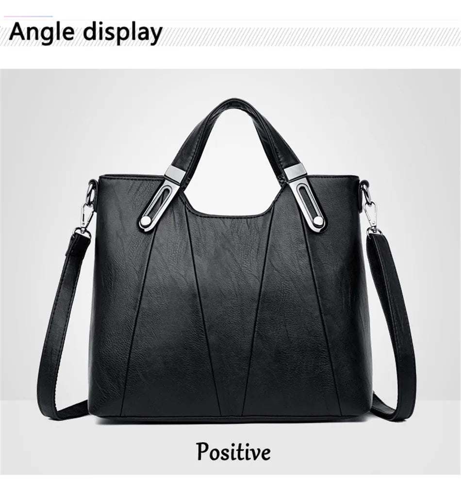 PU Leather Handbag for Women Crossbody Shoulder Tote Bag