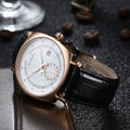 Luxury Quartz Watch Stainless Steel Blue Balloon Date Watch