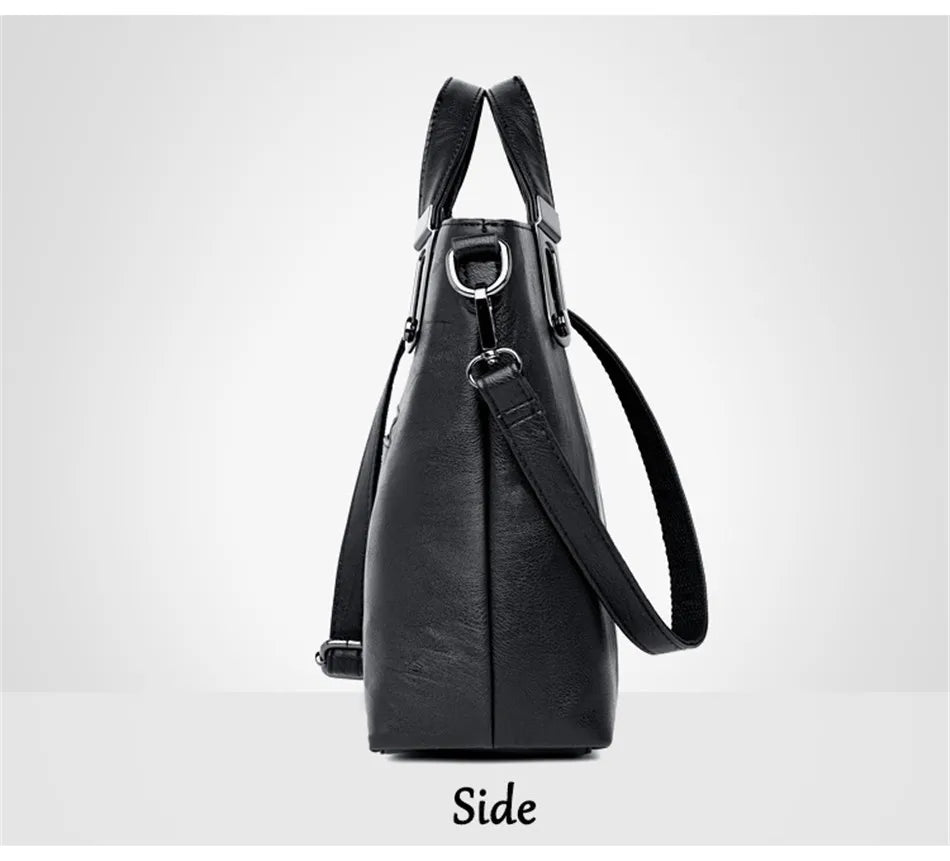 PU Leather Handbag for Women Crossbody Shoulder Tote Bag