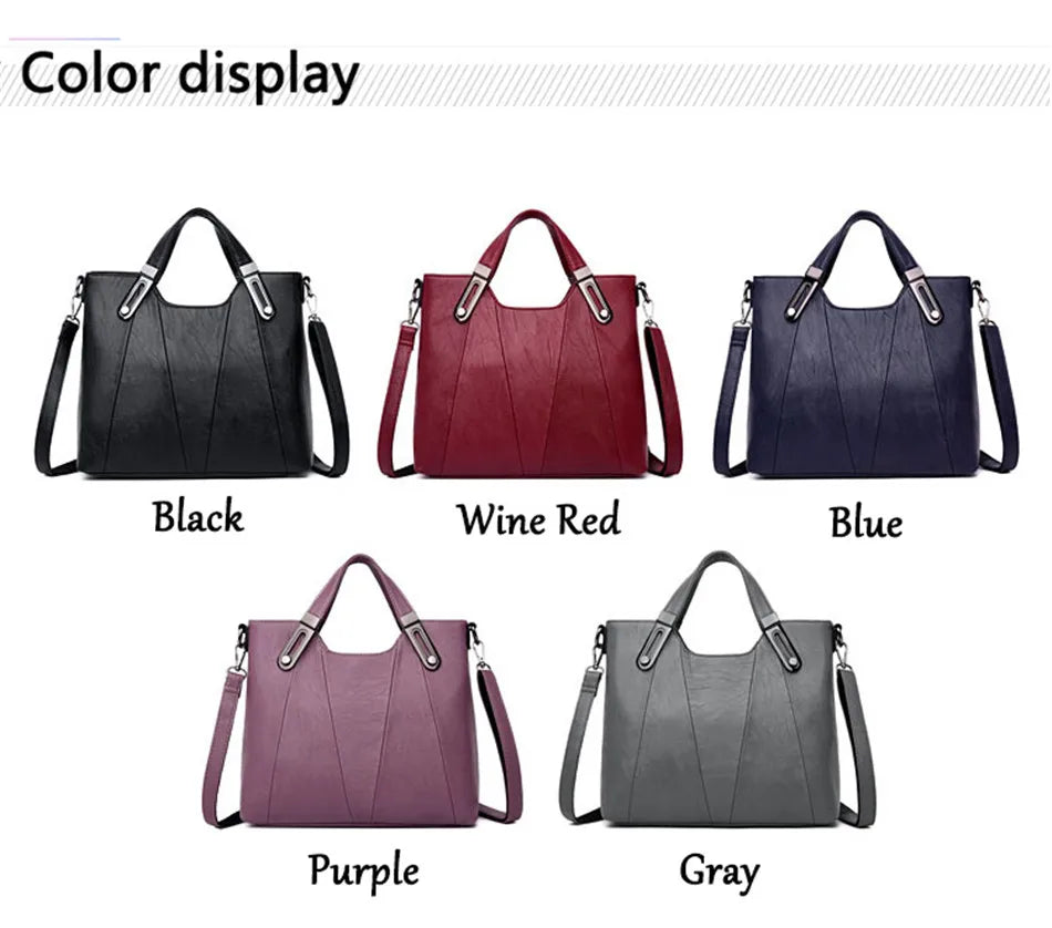 PU Leather Handbag for Women Crossbody Shoulder Tote Bag
