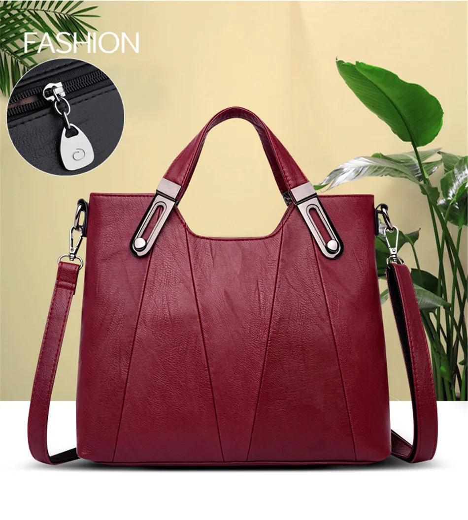 PU Leather Handbag for Women Crossbody Shoulder Tote Bag