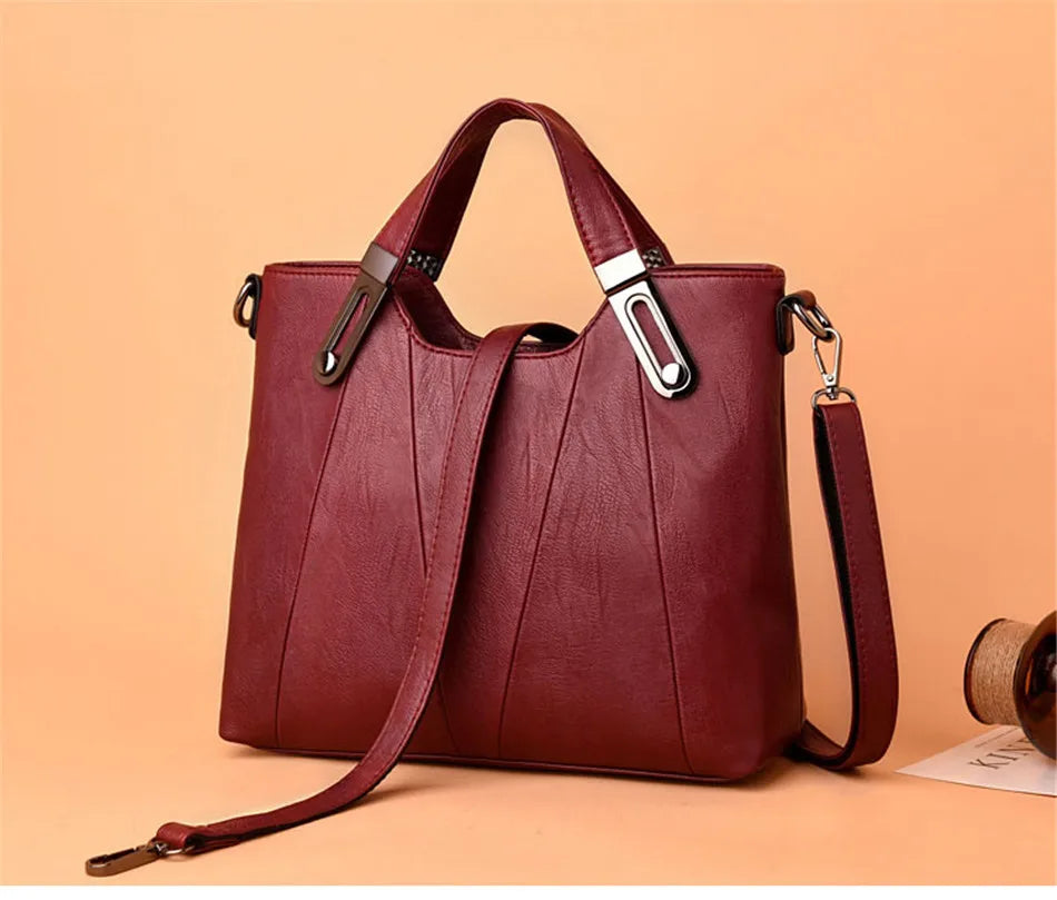 PU Leather Handbag for Women Crossbody Shoulder Tote Bag