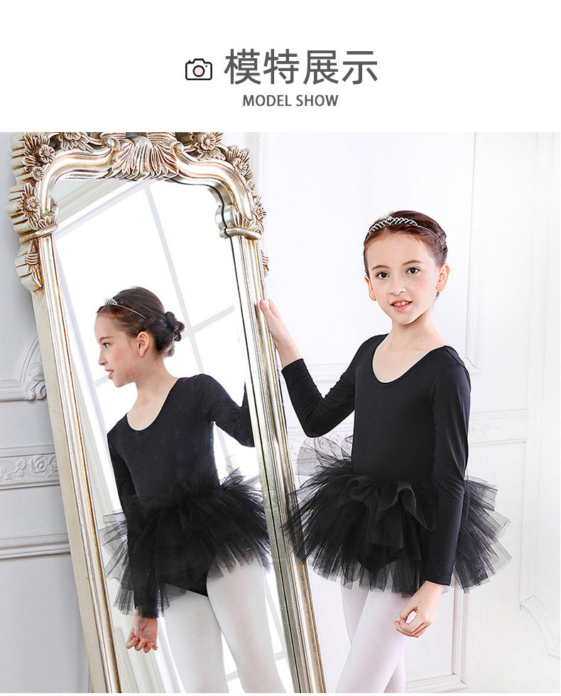 Girls Tutu Dress Lace Ballet Pettiskirt Sleeveless Dress