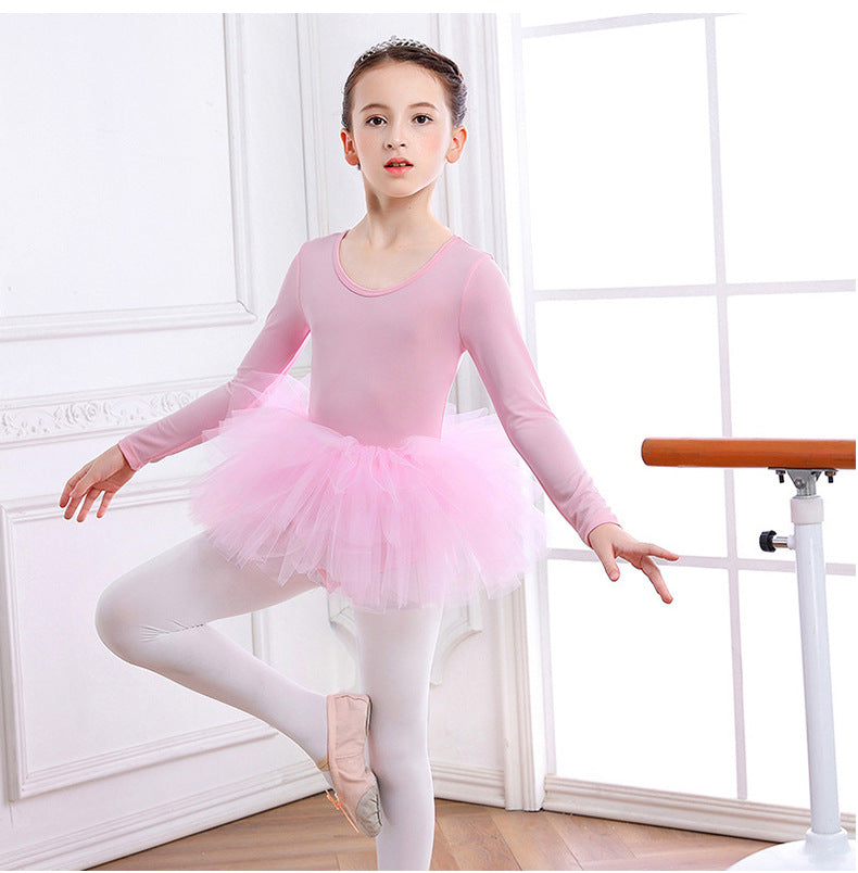 Girls Tutu Dress Lace Ballet Pettiskirt Sleeveless Dress