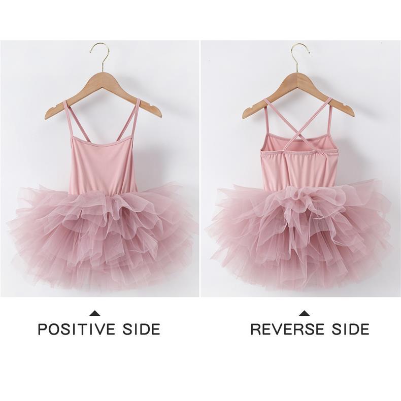 Girls Tutu Dress Lace Ballet Pettiskirt Sleeveless Dress