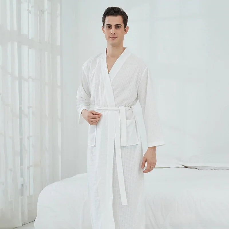 Terry Bathrobe Long Absorbent Dressing Gown