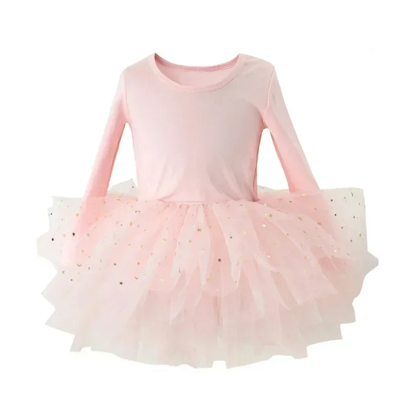 Girls Tutu Dress Lace Ballet Pettiskirt Sleeveless Dress