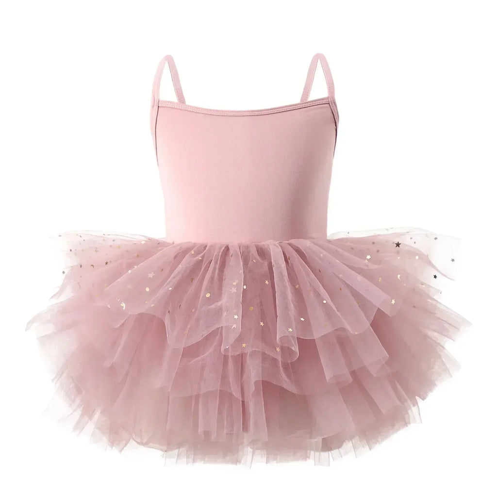Girls Tutu Dress Lace Ballet Pettiskirt Sleeveless Dress