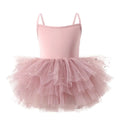 Girls Tutu Dress Lace Ballet Pettiskirt Sleeveless Dress