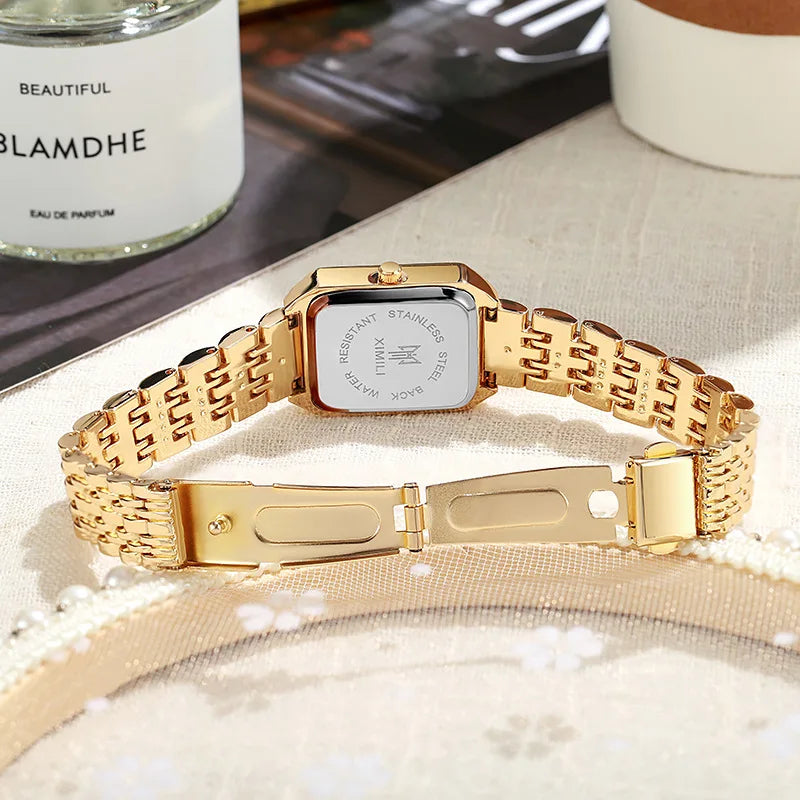 Women Watch Light Luxury Stainless Steel Quartz Watch