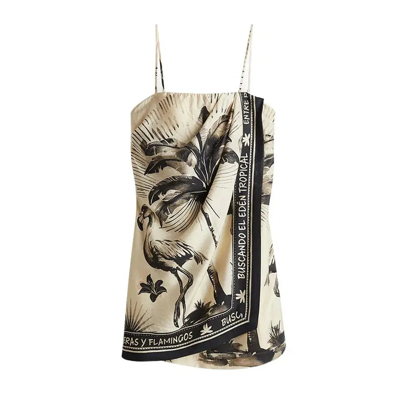 Floral Maxi Dress Oversize V-Neck Beach Dress for Women