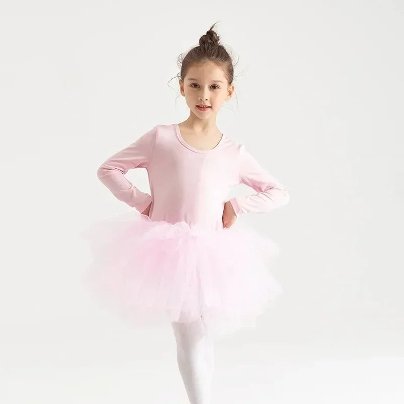 Girls Tutu Dress Lace Ballet Pettiskirt Sleeveless Dress