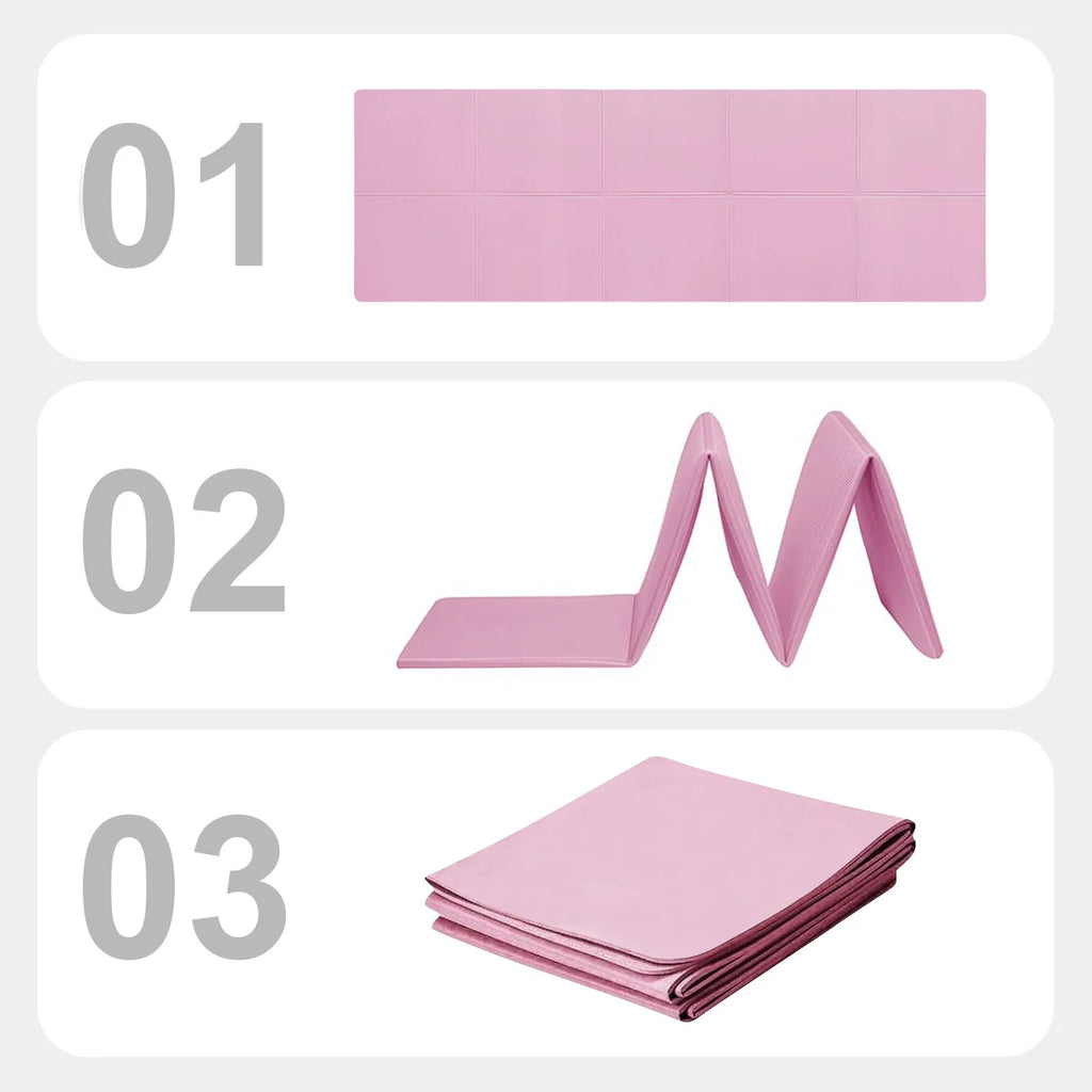 Yoga Mat Pilates Fitness Mat 3/4/6mm Thicknes Non Slip Yoga Cushion Travel Fitness Exercise Pad for Women Home Gym Floor Workout - Smart Living Store