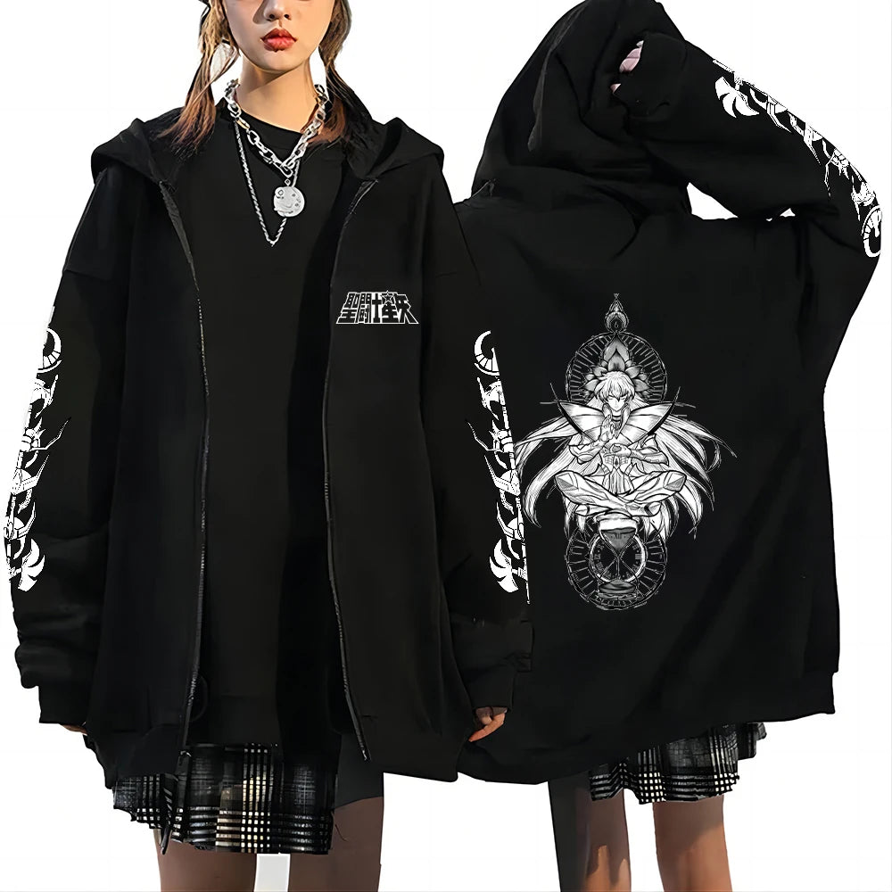 Saint Seiya Hoodie Anime Print Harajuku 3D Sweatshirt