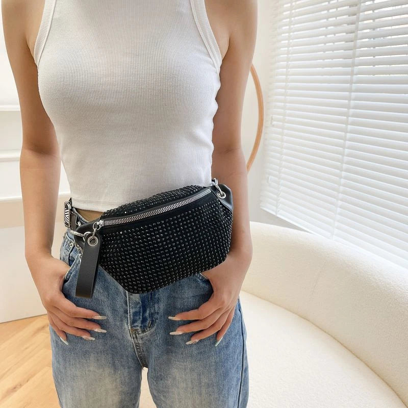 Lady Waist Bag Fashion Chain Crossbody Chest Bag