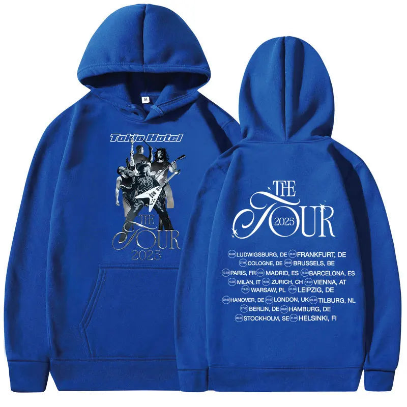 Tokio Hotel Hoodie 2025 Concert Tour Oversized Sweatshirt