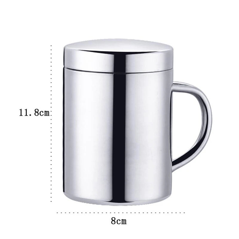Insulated Coffee Mug 400ML Double Wall Stainless Steel Cup