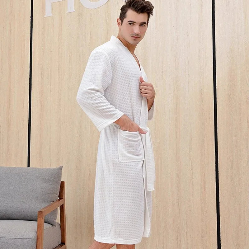 Terry Bathrobe Long Absorbent Dressing Gown