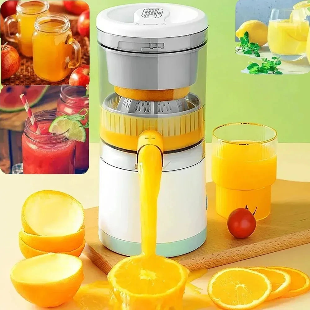Portable Electric Juicer Wireless USB Rechargeable Citrus Squeezer