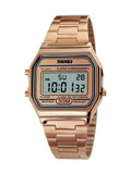Sport Digital Wristwatch for Men Stainless Steel Waterproof Watch