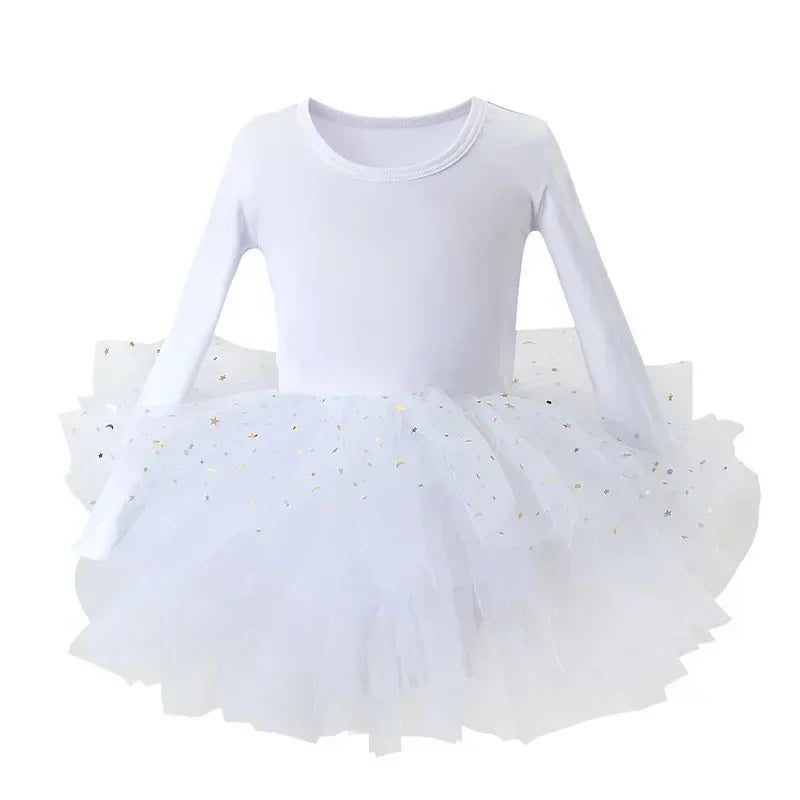 Girls Tutu Dress Lace Ballet Pettiskirt Sleeveless Dress