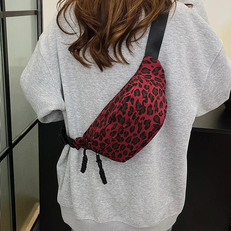Leopard Print Waist Bag Fashion Fanny Pack Phone Purse