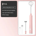 Electric Milk Frother USB Rechargeable 3 Speeds Foam Maker