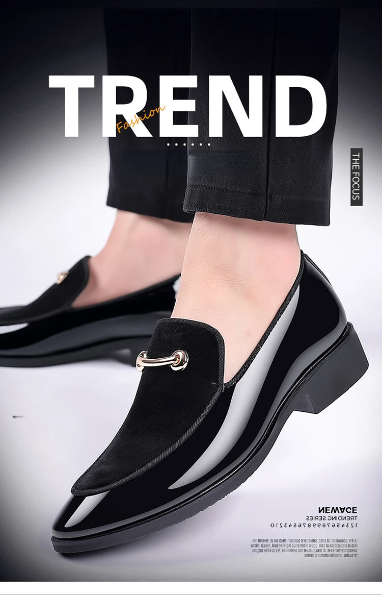 Suede Shoes for Men Italian Style Oxford Wedding Shoes