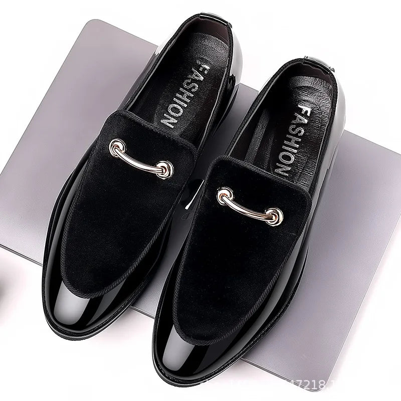Suede Shoes for Men Italian Style Oxford Wedding Shoes