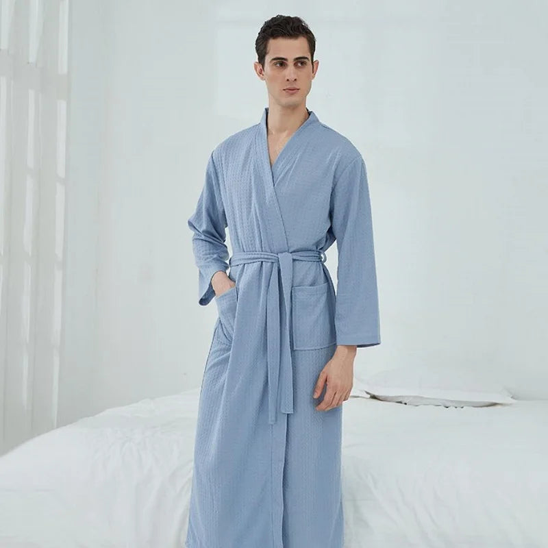 Terry Bathrobe Long Absorbent Dressing Gown