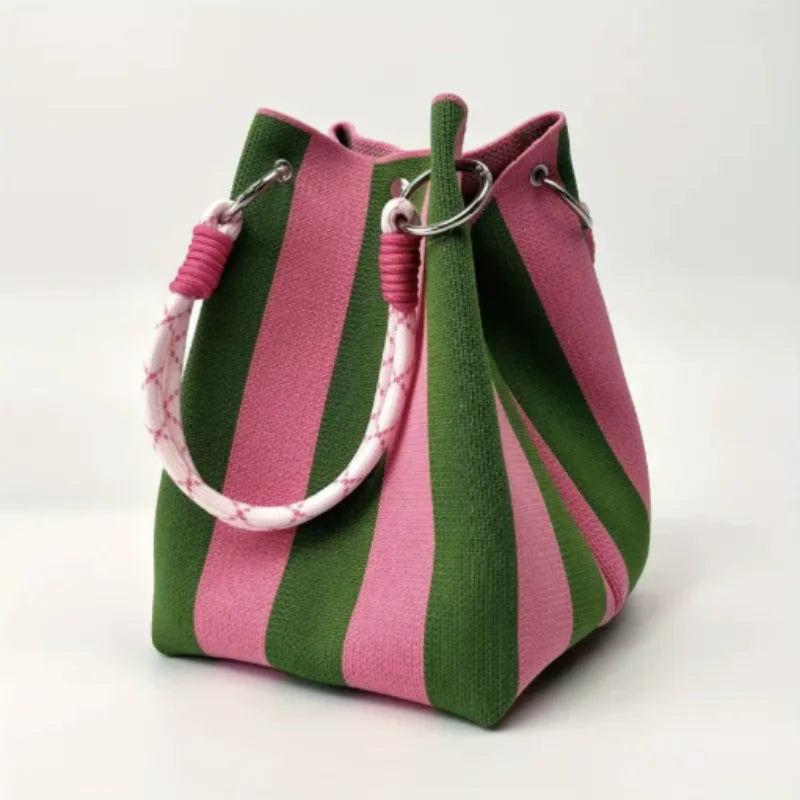 Multicolor Handbag Retro Large Capacity Tote Bag