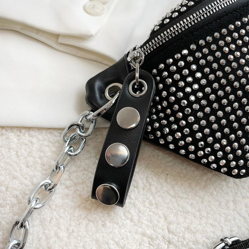 Lady Waist Bag Fashion Chain Crossbody Chest Bag