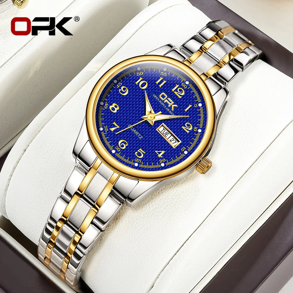 Women Quartz Watch Waterproof Classic Stainless Steel Watch