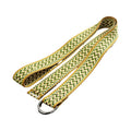 Yoga Stretch Strap Premium Cotton Blend with Metal D-Ring Buckle