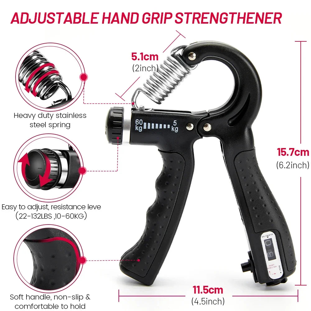 Grip Strength Trainer Adjustable Hand Grip for Men