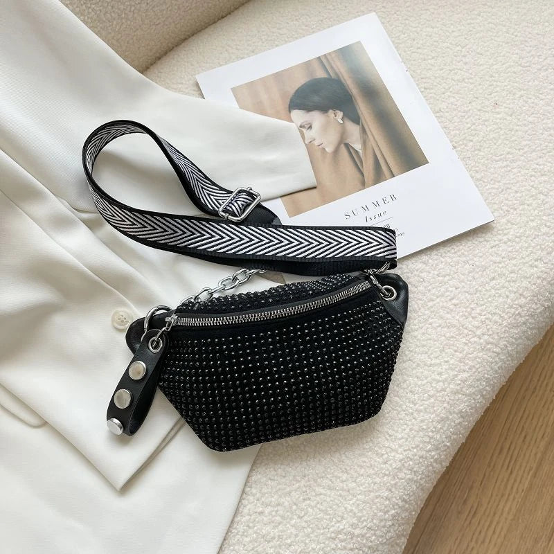 Lady Waist Bag Fashion Chain Crossbody Chest Bag