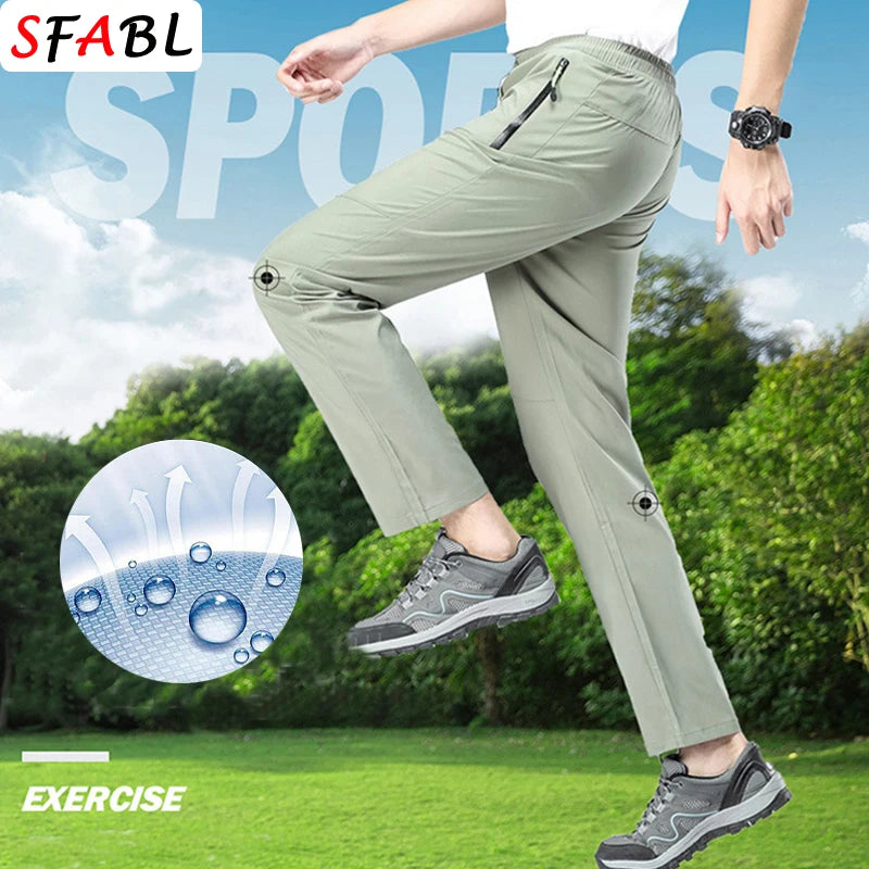 Men Hiking Pants 5XL Quick Dry Outdoor Sport Trousers