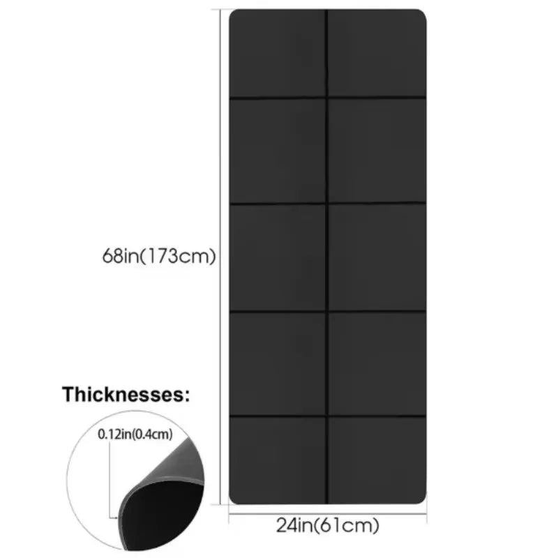 Yoga Mat Anti-skid Sports Fitness EVA Comfort Foam 4MM Thick Yoga Mat for Exercise Yoga and Pilates Gymnastics Mat - Smart Living Store