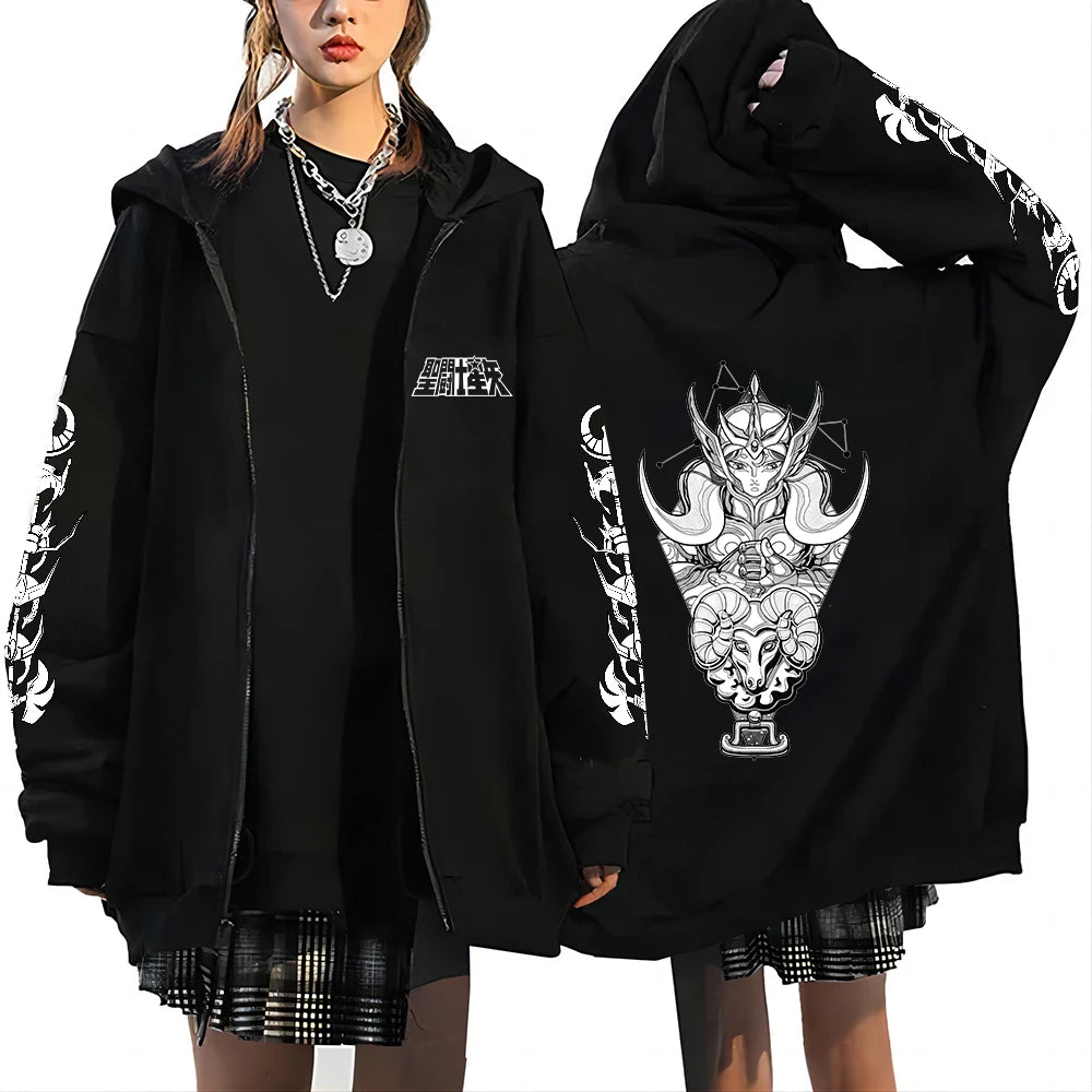 Saint Seiya Hoodie Anime Print Harajuku 3D Sweatshirt