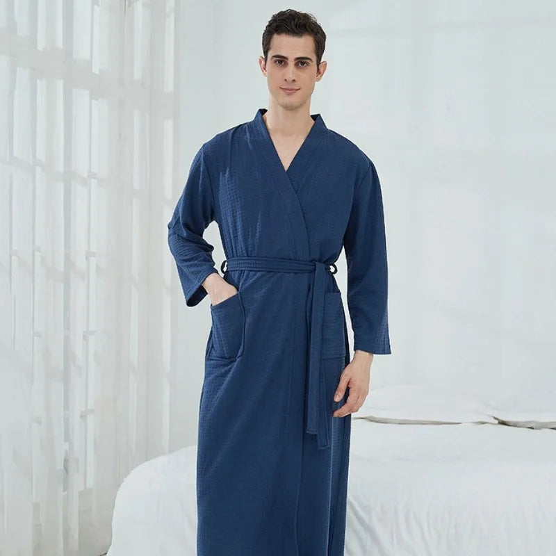 Terry Bathrobe Long Absorbent Dressing Gown