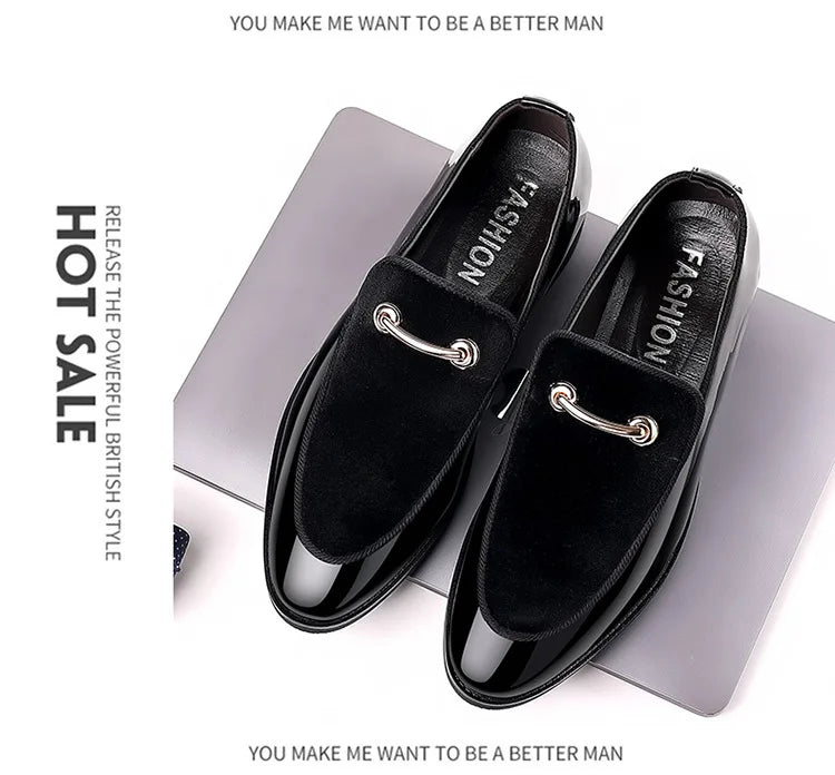 Suede Shoes for Men Italian Style Oxford Wedding Shoes