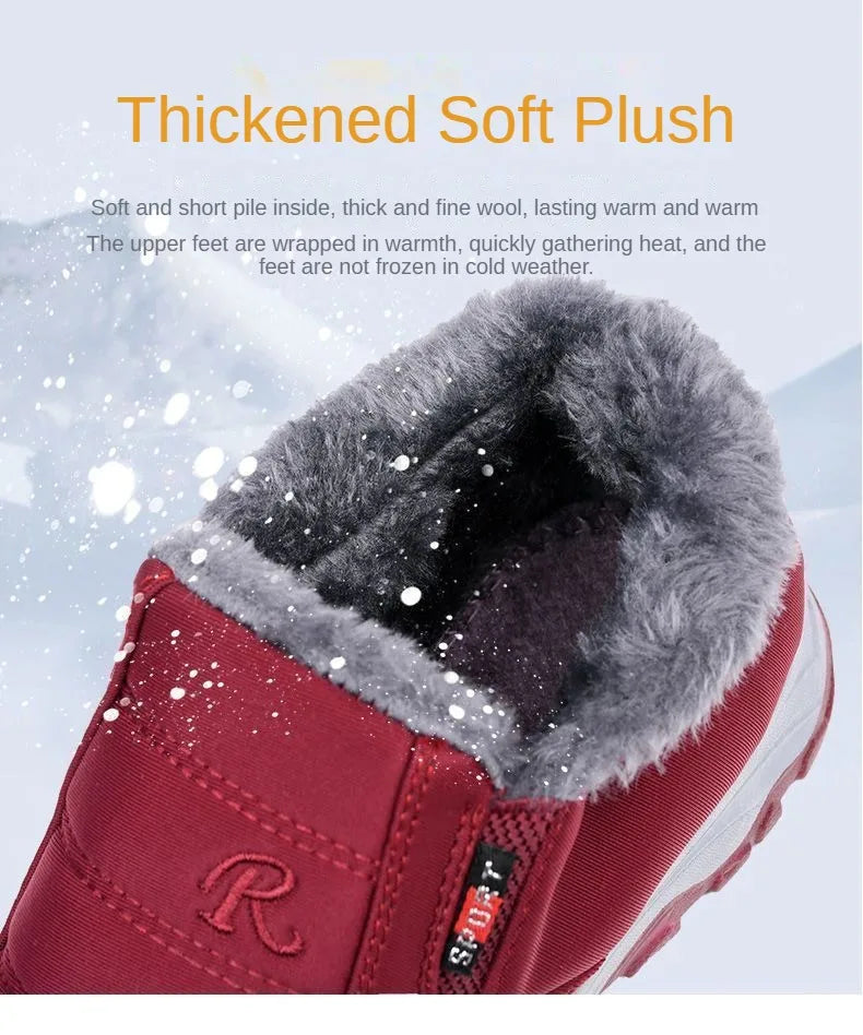 Men Winter Shoes Casual Cotton Warm Chunky Sole Shoes