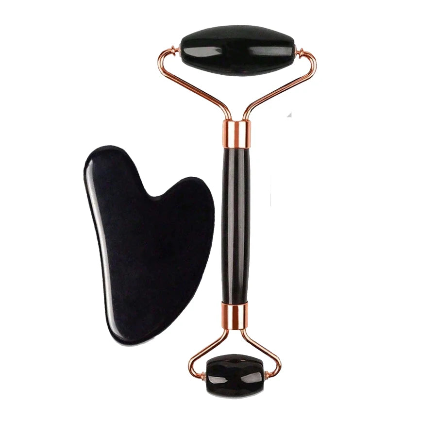 Ice Face Roller Facial Roller GuaSha Face Tool Set